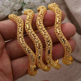 Dubai Luck Bangles Women Wedding Bracelet Africaine Wedding Jewelry