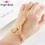 Hollow Round Ladies Set Slave Chain Bracelet - Muslim Party Decoration