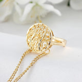 Hollow Round Ladies Set Slave Chain Bracelet - Muslim Party Decoration