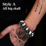 Punk Size Skull Bracelet 316 Stainless Steel High Jewelry