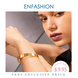 Stainless Steel Pyramid Cuff Bracelet Bangles for Women