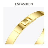 Stainless Steel Pyramid Cuff Bracelet Bangles for Women