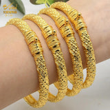 Ethiopian 24K Bangle Indian Women Arabic Bride Wedding Party Charm Bracelet