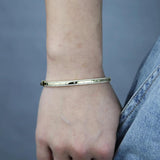 Micro Pave CZ Star Bangle Bracelet for Women