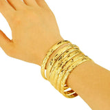 6pc Ethiopian Dubai Bangles Indian Bangles & Bracelets African Bridal Gift