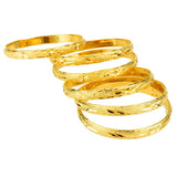 6pc Ethiopian Dubai Bangles Indian Bangles & Bracelets African Bridal Gift