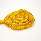 Yellow Ambers Rosary 33 Muslim Tasbih Eid Islamic prayer beads Man's Misbaha