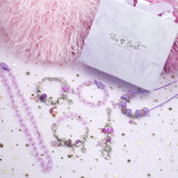 123pcs DIY Children's Crystal Buckle Bracelet Jewelry Set