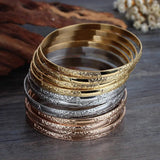 Flower Pattern Bangles & Bracelets For Women