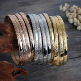 Flower Pattern Bangles & Bracelets For Women