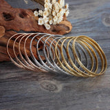 Flower Pattern Bangles & Bracelets For Women