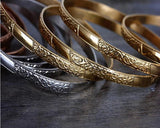 Flower Pattern Bangles & Bracelets For Women