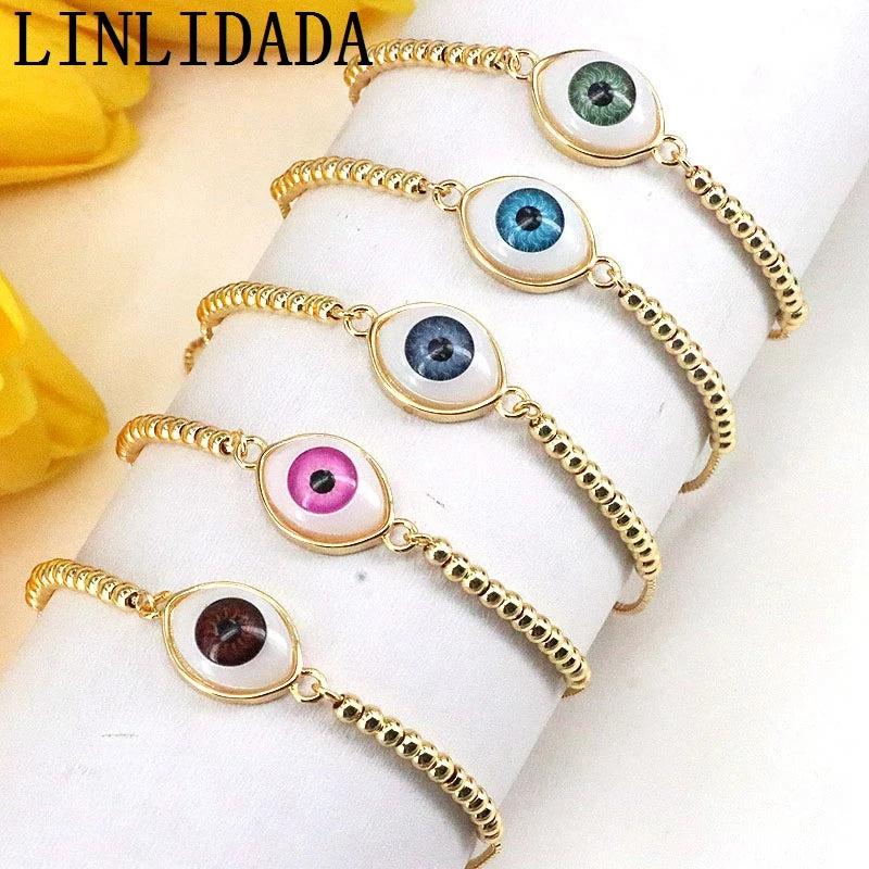 6Pcs Eye Charm Bracelet for Women Classic Jewelry Gift