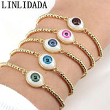 6Pcs Eye Charm Bracelet for Women Classic Jewelry Gift