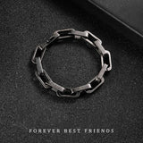 Colorful Stainless Steel Hip Hop Bracelet Men Women