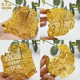 Nigerian 24k Bangle Wedding Dubai Bracelet African Jewellery