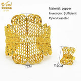 Nigerian 24k Bangle Wedding Dubai Bracelet African Jewellery
