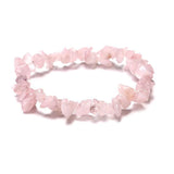 Gem Stone Bracelet Crystal Stretch Beads Quartz Wristband