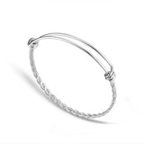 20pcs 316 Stainless Steel Twist Wire Bangle DIY Kit