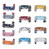 Stainless Steel Bracelet Bangle with Eiffel Tower Charm