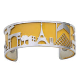 Stainless Steel Bracelet Bangle with Eiffel Tower Charm