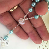 Baptism Favors Pink Communion Finger Rosaries