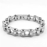 Men Biker Bracelet Punk Multicolor Stainless Steel Jewelry