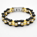 Men Biker Bracelet Punk Multicolor Stainless Steel Jewelry