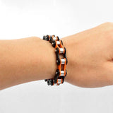 Men Biker Bracelet Punk Multicolor Stainless Steel Jewelry