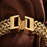 Men's Hiphop 316L Stainless Steel Popcorn Chain Bracelet 20/22cm Rock Jewelry