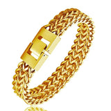 Men's Hiphop 316L Stainless Steel Popcorn Chain Bracelet 20/22cm Rock Jewelry