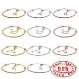 925 Sterling Silver Sliding Bracelet DIY
