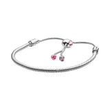 925 Sterling Silver Sliding Bracelet DIY
