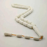 Men's Ivory Resin Tasbih Prayer Beads Misbaha Bracelet