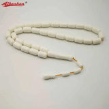 Men's Ivory Resin Tasbih Prayer Beads Misbaha Bracelet