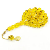 Islamic Tasbih Resin Misbaha Rosary 33 Beads Kuwait Prayer Big Size Real Insect