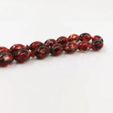 Special Red Resin Tasbih Man's Bracelet 33 Prayer Beads Islamic for Eid