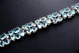 Crystal Zircon Bangles Water Drop Wedding Jewelry