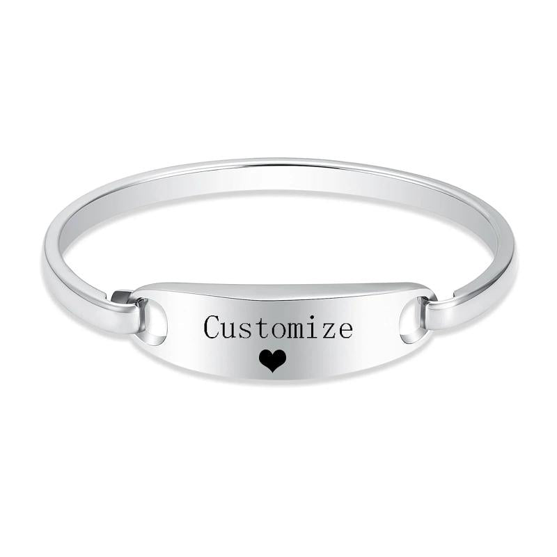 Cremation Urn Bracelet for Ashes Stainless Steel Cuff Keepsake Jewelry Women