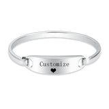 Cremation Urn Bracelet for Ashes Stainless Steel Cuff Keepsake Jewelry Women