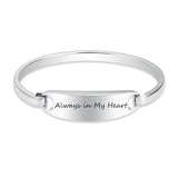 Cremation Urn Bracelet for Ashes Stainless Steel Cuff Keepsake Jewelry Women