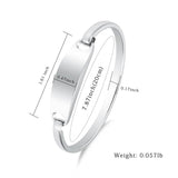 Cremation Urn Bracelet for Ashes Stainless Steel Cuff Keepsake Jewelry Women