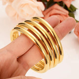Dubai Jewelry 4PC Bangles For Women Ethiopian Bangles Bracelets