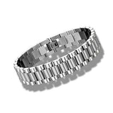 Stainless Steel Chain Bracelet Men Classic Motorcyclist Punk Style