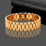 Stainless Steel Chain Bracelet Men Classic Motorcyclist Punk Style