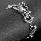 Dragon Bracelet Vintage Men's Carved Stainless Steel Jewelry