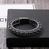 Punk Men's Stainless Steel Arrow Chain Bracelet