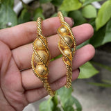 4pcs Ethnic Bead Dubai Bracelets for Woman 24k Copper Ball Saudi Arabic Bracelet