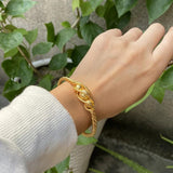 4pcs Ethnic Bead Dubai Bracelets for Woman 24k Copper Ball Saudi Arabic Bracelet