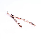 Stainless Steel Magnetic Bracelet with Rhinestones for Women